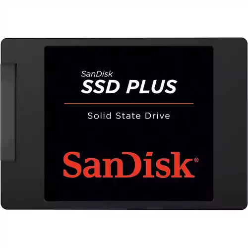 Dysk wewnętrzny SSD SanDisk Plus SDSSDA-480G 480 GB 2.5'' SATA III widok z przodu