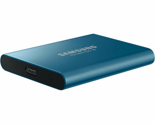 Dysk zewnętrzny SSD Samsung T5 500GB widok z boku