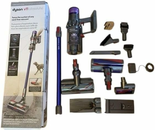 Dyson V11 Absolute – odkurzacz pionowy bezprzewodowy, srebrno-niebieski