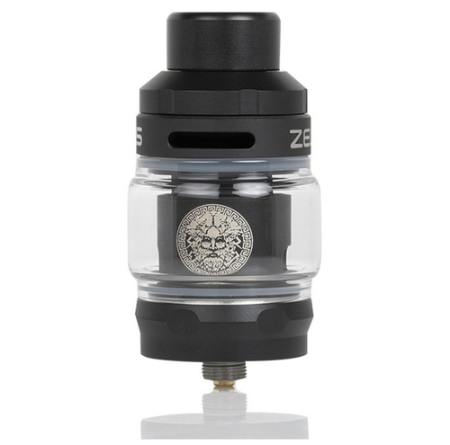 E-papieros atomizer Geekvape Zeus Sub-Ohm Tank 26mm Black widok z przodu.