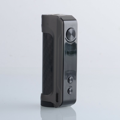 E-papieros Box Mod OBS Engine 100W VW Carbon Fiber widok z przodu.