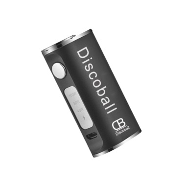 E-papieros Mod Box Discoball 100W Pod czarny widok z przodu.