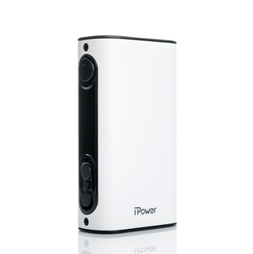 E-papieros Mod Box Eleaf iStick Power 80W 5000mAh TC White widok z przodu.