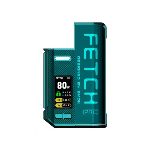 E-papieros Mod Box Smok Fetch Pro 80W Green widok z przodu.