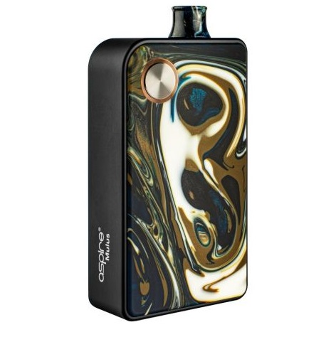 E-papieros MOD POD Aspire Mulus Shale Black widok z przodu.