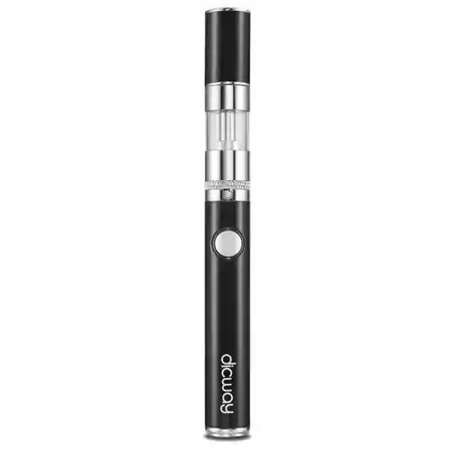 E-papieros Vape Stick Dicway 1.7ml 650mAh Black widok z przodu.