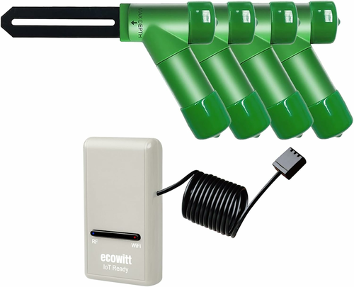 ECOWITT WH51 + GW1200 – 4 czujniki wilgotności gleby z bramką WiFi