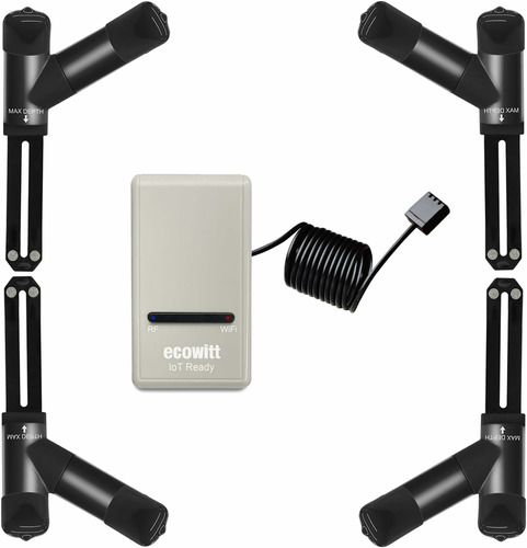 ECOWITT WH52 + GW1200 – 4 czujniki wilgotności gleby 3 w 1 z bramką WiFi