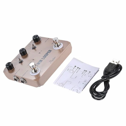 Rowin Twin Looper Electric Guitar Effect Pedal Loop Station