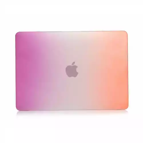 Etui Macbook pro Retina 13'' obudowa hard case  kolor tęcza widok z przodu