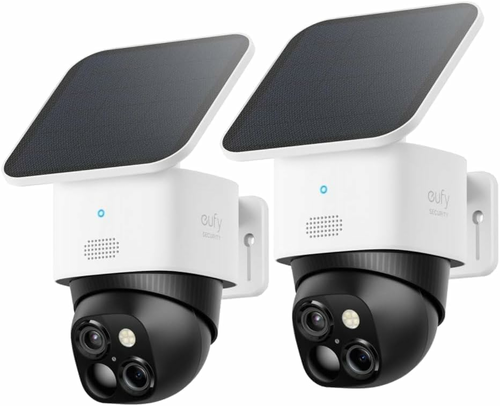 Eufy SoloCam S340 – zestaw 2 kamer zewnętrznych 3K, solarne, bez abonamentu
