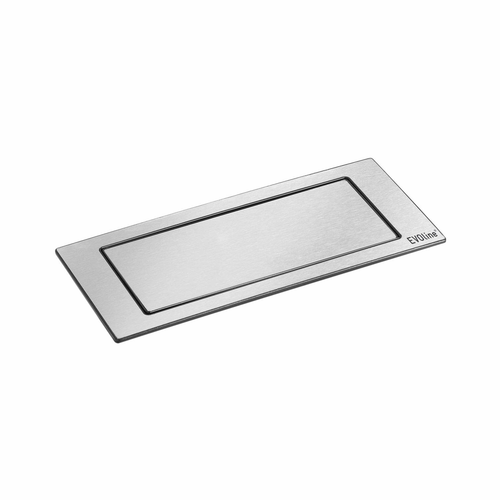 EVOline Backflip – moduł zasilający z gniazdami i USB-C, srebrny