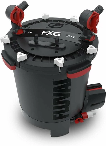 Filtr kubełkowy do akwarium Fluval FX6 C-26506 2300 L/H 1500L widok z przodu