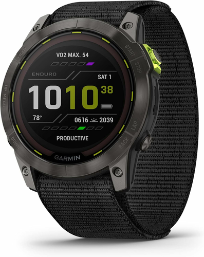 Garmin Enduro 2 – zegarek multisportowy GPS Solar, tytan, latarka LED
