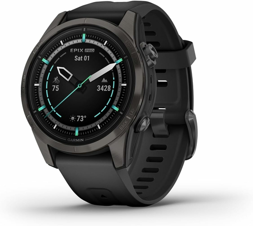 Garmin Epix Pro (Gen 2) 42 mm – zegarek multisport AMOLED, szary karbon/czarny