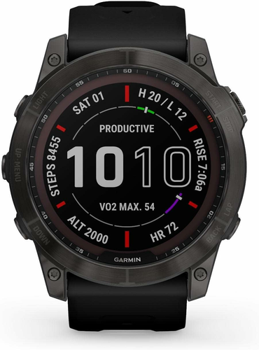 Garmin Fenix 7X Sapphire Solar – zegarek multisportowy GPS, tytan, szafirowe szkło