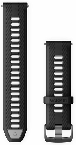 Garmin Forerunner 965 - zamienny pasek do zegarka 22 mm, czarny