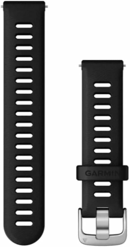 Garmin Pasek QuickFit 18 mm – czarny, klamra aluminiowa