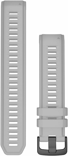 Garmin Pasek wymienny 22 mm silikonowy – jasnoszary, elementy ze stali