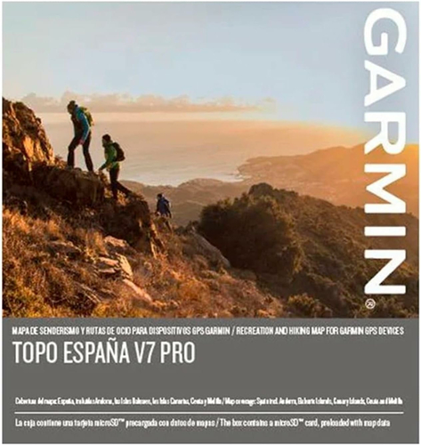Garmin TOPO Spain v7 Pro – karta microSD z mapą topograficzną Hiszpanii