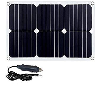 Giętki panel słoneczny Allpowers AP-SP18V18W 42x28x0,2 widok z przodu
