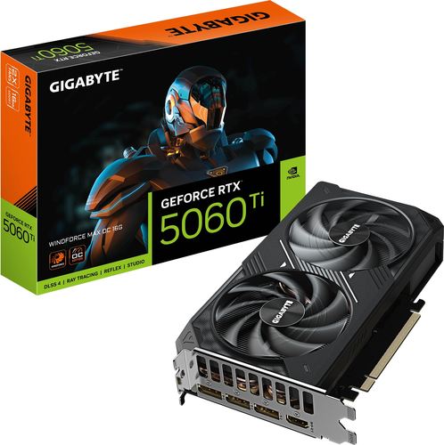 Gigabyte GeForce RTX 5060 Ti WINDFORCE MAX OC 16G – karta graficzna RTX 5060 Ti 16 GB GDDR7