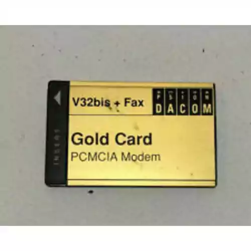 Globalna karta PC Psion S99-2318-2 złota widok z przodu 
