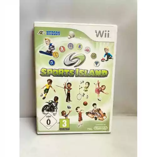 Gra sportowa Sports Island Wii 10 gier DE Wii widok z przodu.