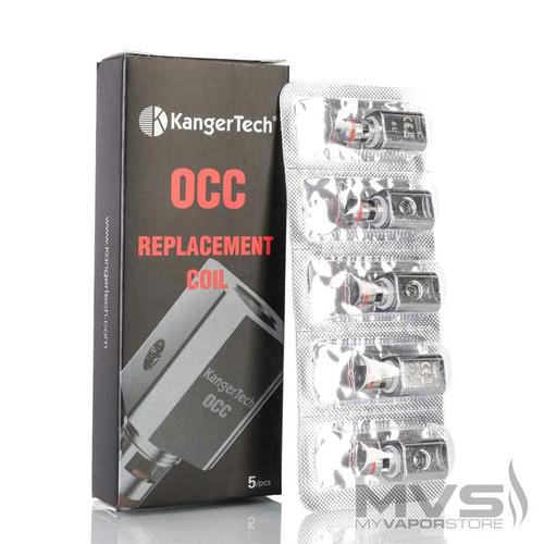 Grzałka do atomizera subtanka KangerTech OCC Coil 1.2Ohm widok z przodu.