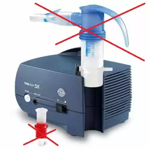 Inhalator nebulizator Pari boy SX typ 085 widok z przodu