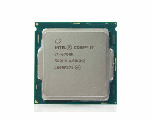 Intel Core i7-6700K Quad Core 4.00GHz 8MB cache widok z przodu