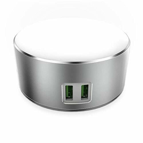 Inteligentna ładowarka lampa dotykowa Ldnio A2208 2 USB widok z przodu