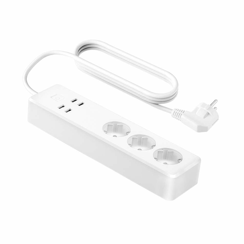 Inteligentny przedłużacz Meross MSS425E 4 x usb widok z przodu