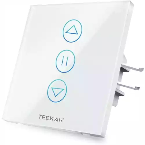 Inteligentny przełącznik rolet TEEKAR UMI002 WiFi 3 kanały widok z przodu