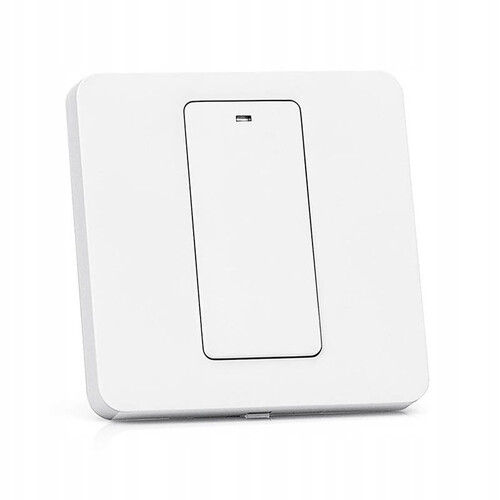 Inteligentny włącznik światła Smart WiFi Meross MSS510 widok z przodu.