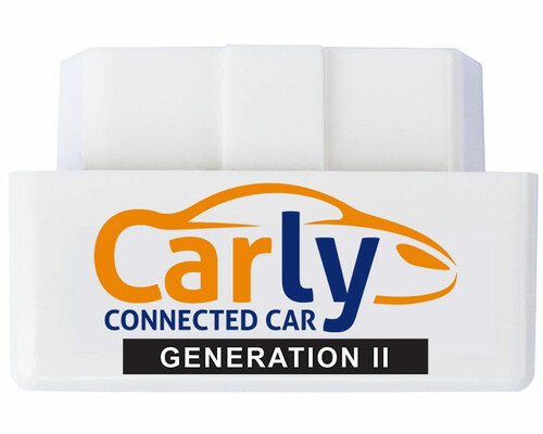 Interfejs diagnostyczny OBD 2 Mini Carly widok z przodu