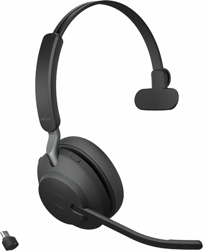 Jabra Evolve2 65 MS Mono USB-C – bezprzewodowy zestaw słuchawkowy, czarny