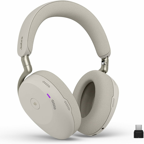 Jabra Evolve3 85 USB-C – bezprzewodowy zestaw słuchawkowy ANC, ciepły szary