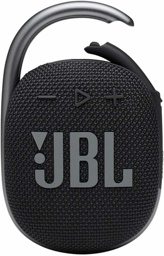 JBL Clip 4 – przenośny głośnik Bluetooth z karabińczykiem, IP67, czarny
