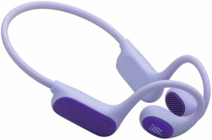 JBL Junior Free – otwarte słuchawki Bluetooth dla dzieci z limitem 85 dB, fioletowe