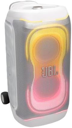 JBL PartyBox 330 - głośnik imprezowy 280 W na kółkach, biały