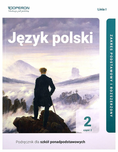 Język polski 2, część 2 – podręcznik Linia 1 do liceum i technikum, Operon