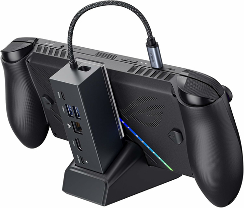 JSAUX HB0609 – stacja dokująca 6 w 1 do ASUS ROG Ally i ROG Xbox Ally, czarna
