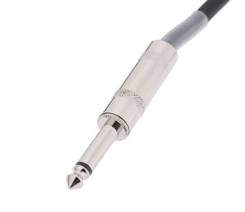 Kabel basowy do gitary Jack 6,35 mm 3 m I1147Y widok z przodu