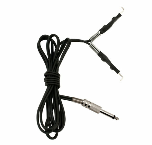 Kabel Clip Cord do maszynki do tatuażu widok z przodu