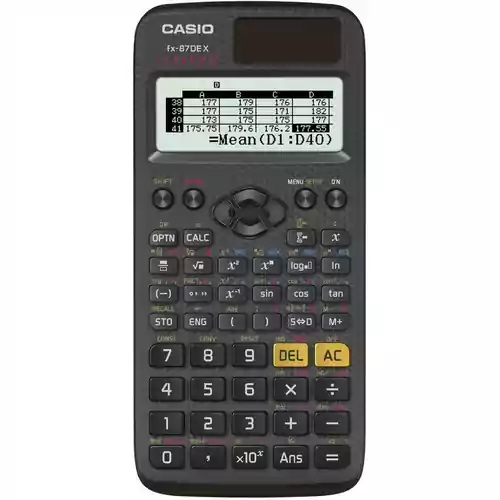 Kalkulator naukowy Casio FX-87DE X widok z przodu