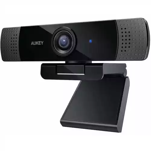 Kamera internetowa AUKEY Webcam FullHD 1080P z mikrofonem widok z przodu