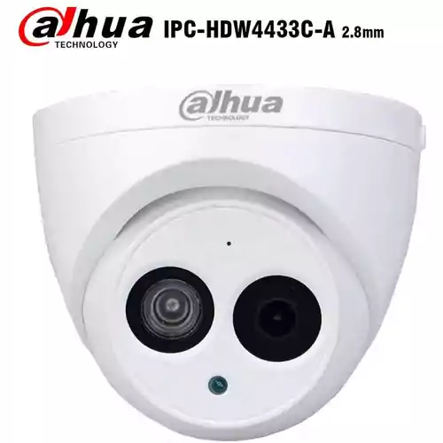Kamera kopułowa IP Dahua DH-IPC-HDW4433C-A PoE H.265 4MPx widok z przodu