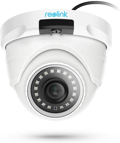 Kamera kopułowa IP Reolink RLC-420 5Mpx PoE uszk widok z przodu