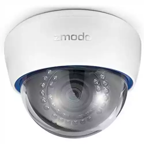 Kamera kopułowa ZMODO ZP-IDR13-PA 720P HD PoE IP widok z przodu.